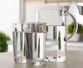 Less bottled water